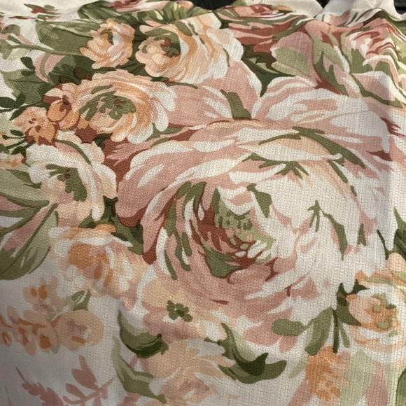 Royal Court Home ESTELLE Floral Euro Sham with Ruffle Trim, 26” x 26” NIP - Picture 2 of 10